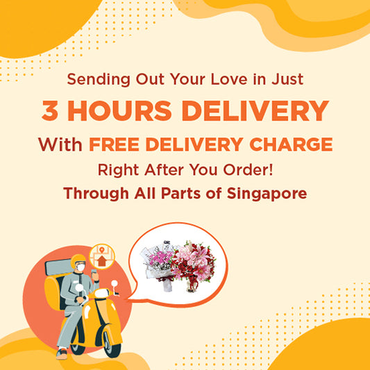 Send Flower Faster with 3 Hours Delivery Singapore
