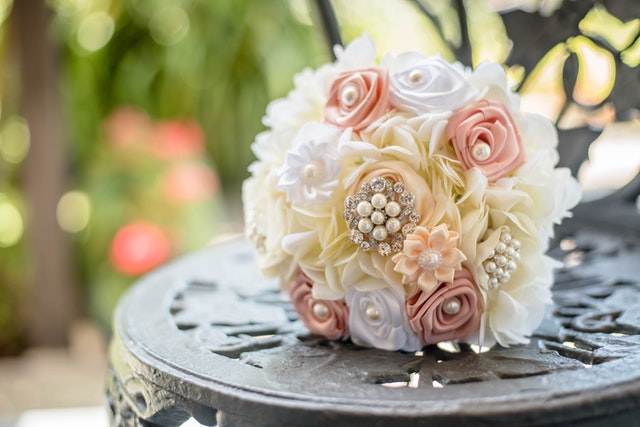 Silk Flowers for Wedding Bouquet