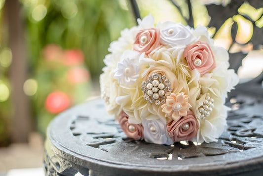 Silk Flowers for Wedding Bouquet