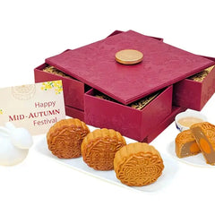Conrad Singapore Marina Bay White Lotus Single Yolk Mooncakes