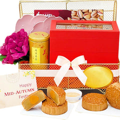 Golden Treats Mid-Autumn Gift Hamper - Peach Garden Mooncakes