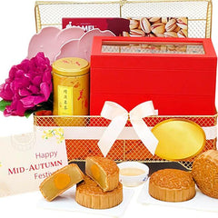 Golden Treats Mid-Autumn Gift Hamper - Peach Garden Mooncakes