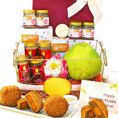 Moonlight Harvest Mid-Autumn Gift Hamper – Conrad Mooncakes & Birds Nest