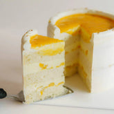 Fresh mango layered cake for flower delivery and gifting in Singapore