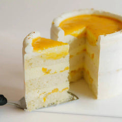 Fresh mango layered cake for flower delivery and gifting in Singapore