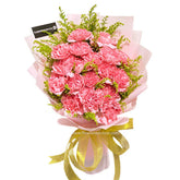 Medium 19 Stalks Carnations Bouquet - Happiness Forever