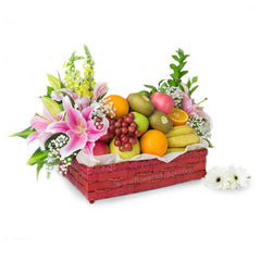 Delightful Fruit Basket - Floralicious Fruits