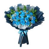 Wonder Blue Roses Arrangement