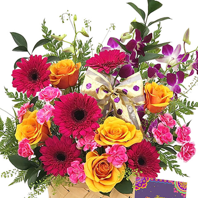 Deepavali Blooms Table Flowers