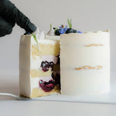 Blue Forest Vanilla Blueberry Cake