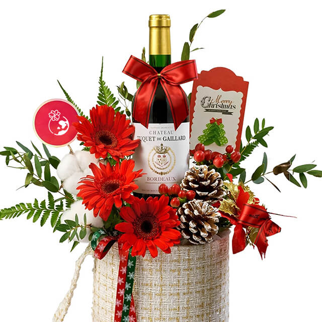 Simply French Christmas Wine Gift Red Wine - Christmas Hampers 2025