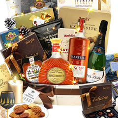 Grandeur Wine Chocolate Christmas Hamper 1