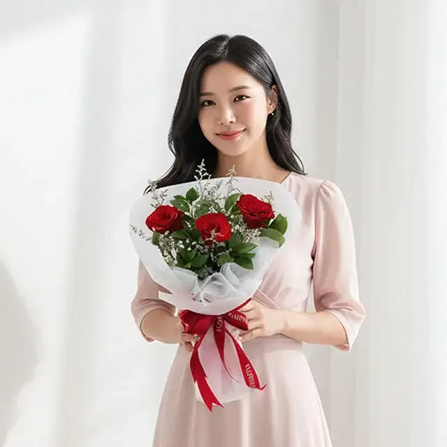 Red Rose Embrace