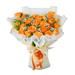 Wonder Orange Roses Bouquet