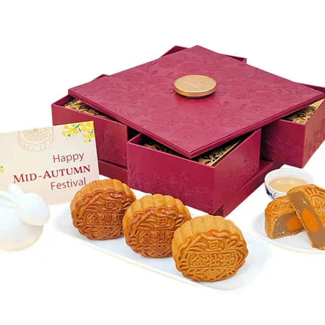 Conrad Singapore Marina Bay White Lotus Single Yolk Mooncakes