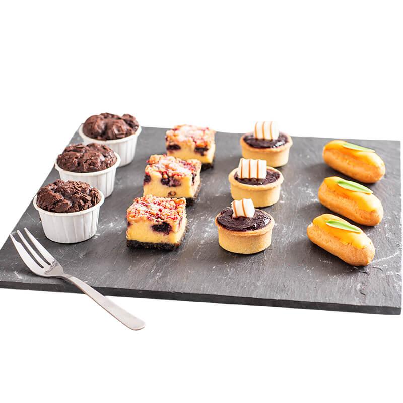 Elegant assorted desserts ideal for flower delivery gift sets in Singapore