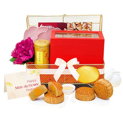 Golden Treats Mid-Autumn Gift Hamper - Peach Garden Mooncakes