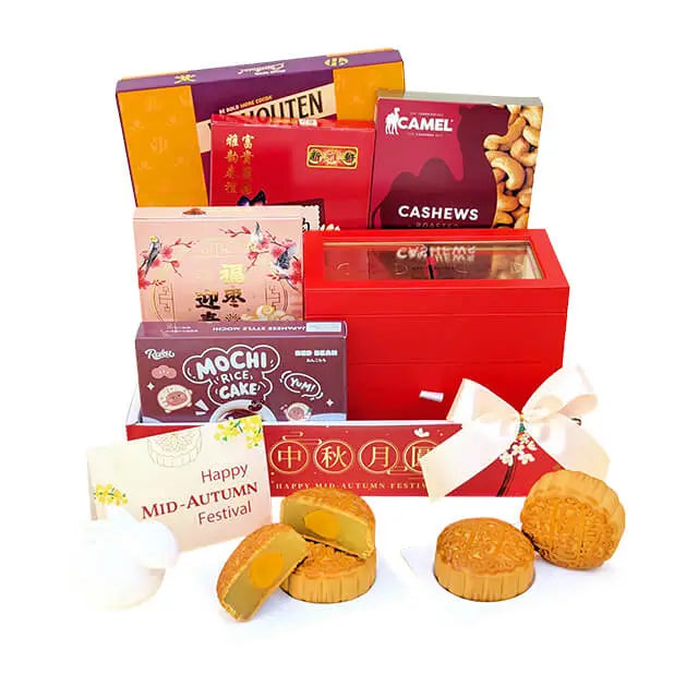 Moonlight Harmony Mid-Autumn Gift Hamper – Peach Garden Mooncakes & Treats