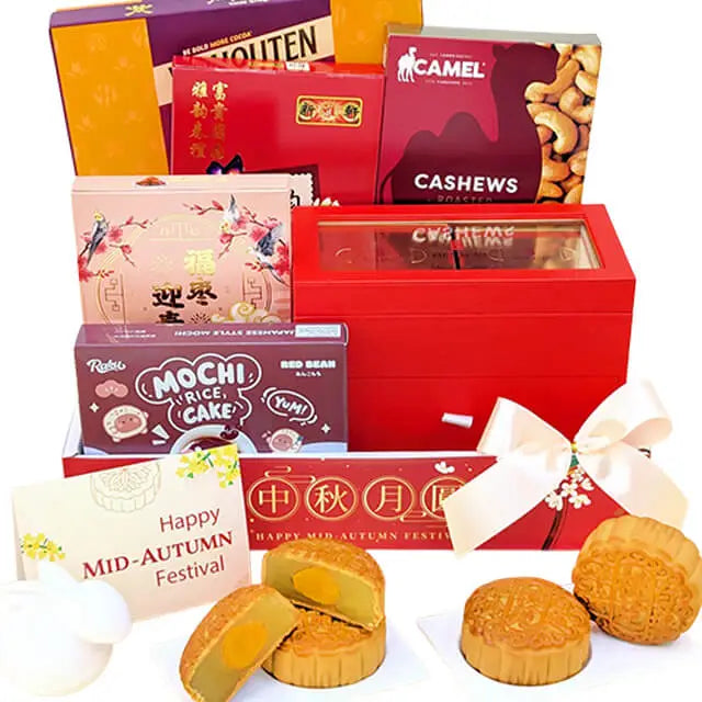 Moonlight Harmony Mid-Autumn Gift Hamper – Peach Garden Mooncakes & Treats