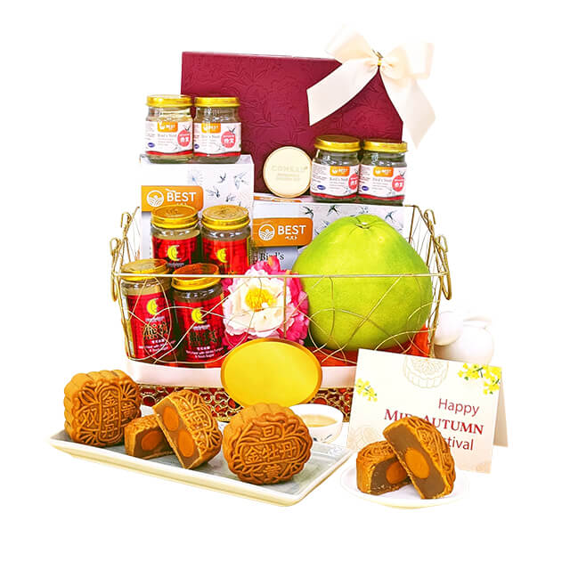Moonlight Harvest Mid-Autumn Gift Hamper – Conrad Mooncakes & Birds Nest