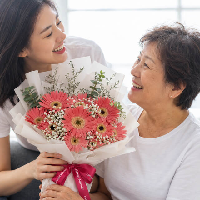 Special Pink Gerberas Bouquet - Isla