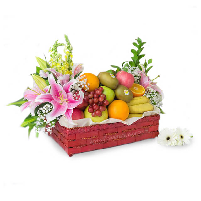 Delightful Fruit Basket - Floralicious Fruits