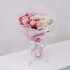 Roselle White and Pink