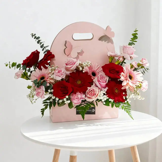 Red Roses Breezy Blooms romantic flower gift for a girlfriend
