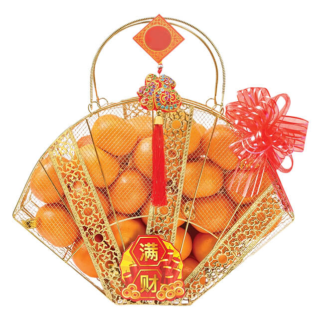 CNY Prosperity & Luck Mandarin Oranges Gift Hamper (38Pcs)
